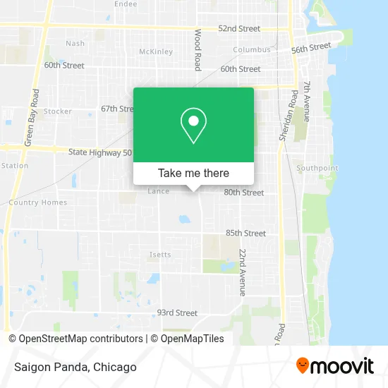 Saigon Panda map