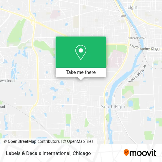 Labels & Decals International map