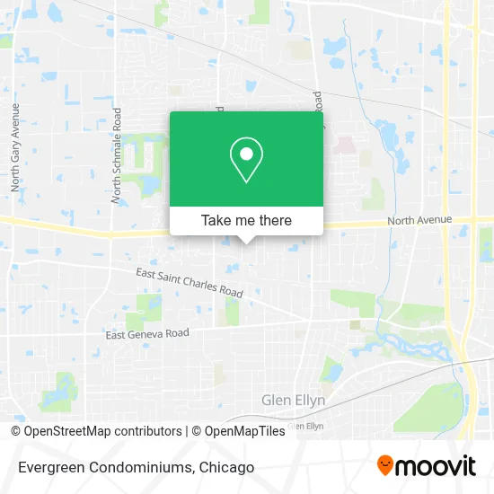 Evergreen Condominiums map