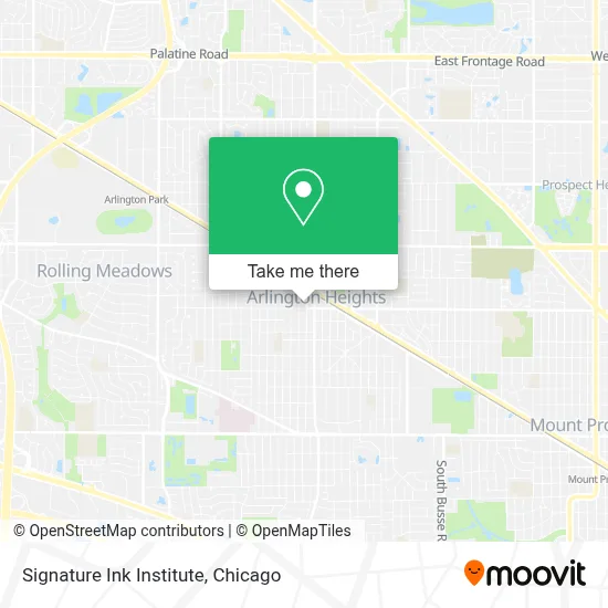 Signature Ink Institute map