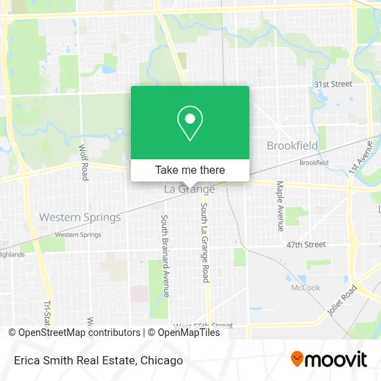 Erica Smith Real Estate map