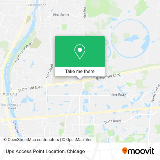Ups Access Point Location map