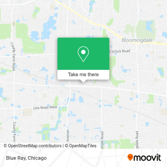Blue Ray map