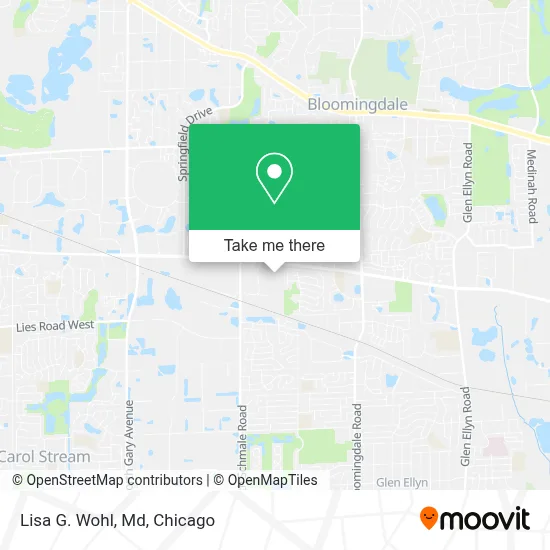 Lisa G. Wohl, Md map