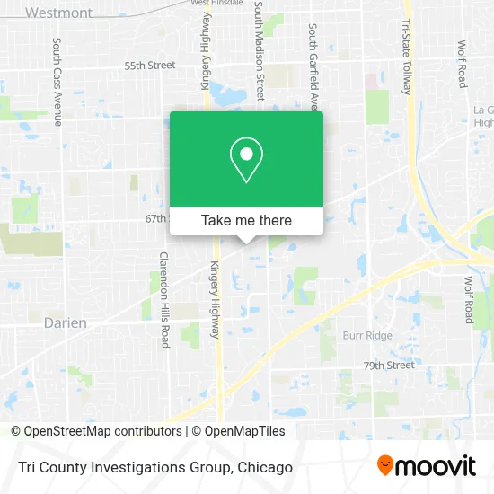 Tri County Investigations Group map