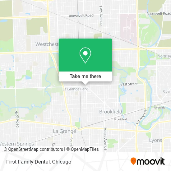 First Family Dental map
