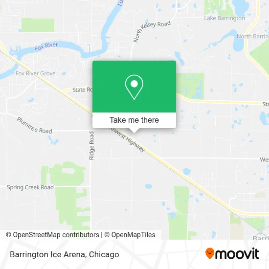 Barrington Ice Arena map