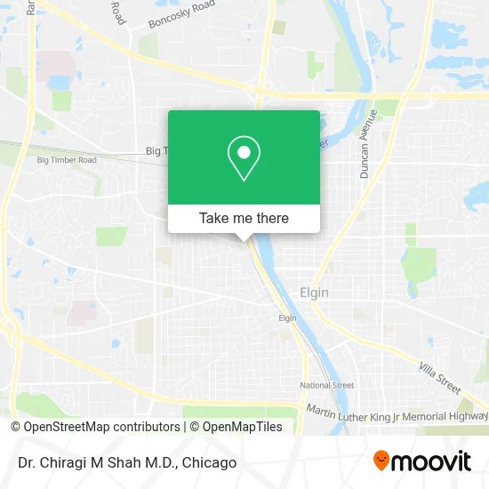 Dr. Chiragi M Shah M.D. map