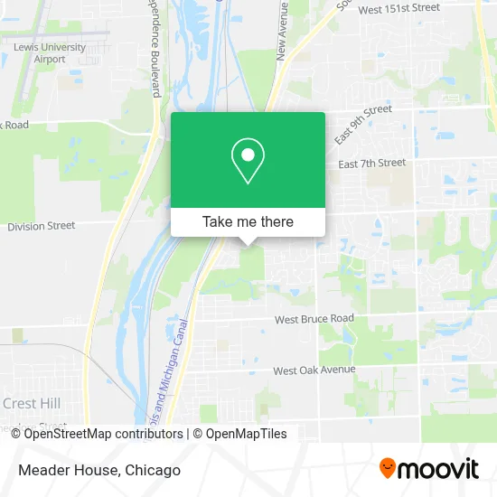 Meader House map