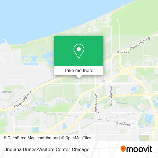 Indiana Dunes-Visitors Center map