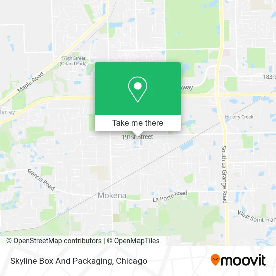 Skyline Box And Packaging map