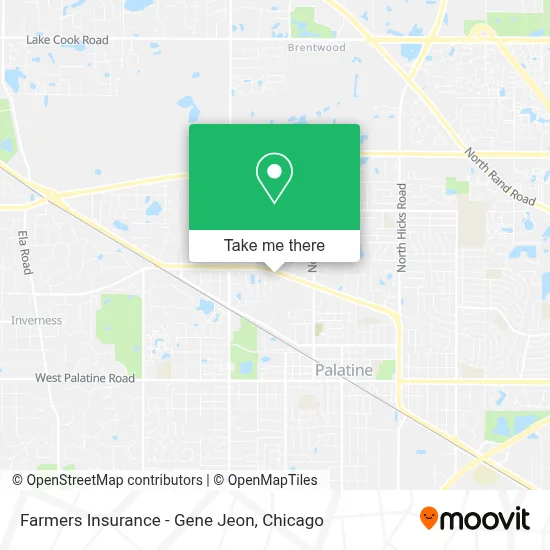 Farmers Insurance - Gene Jeon map