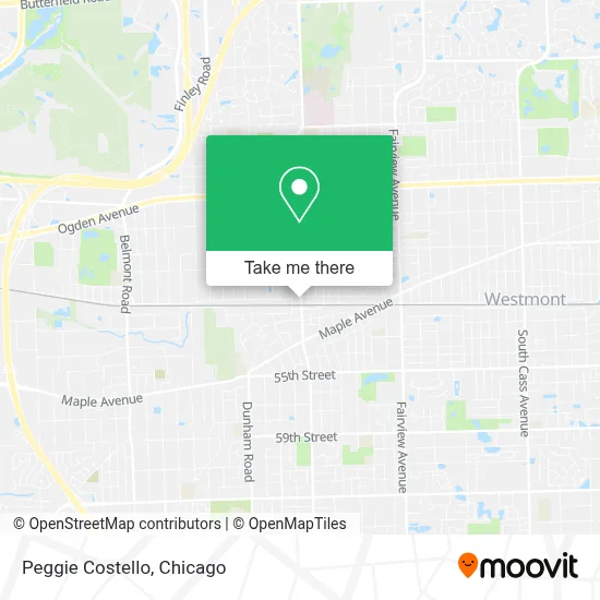Peggie Costello map