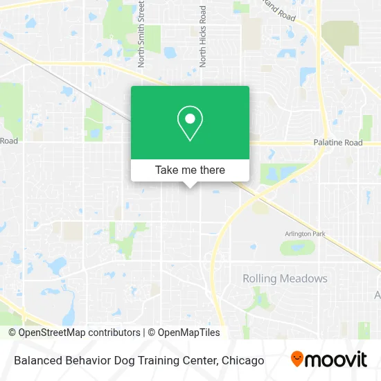 Balanced Behavior Dog Training Center map