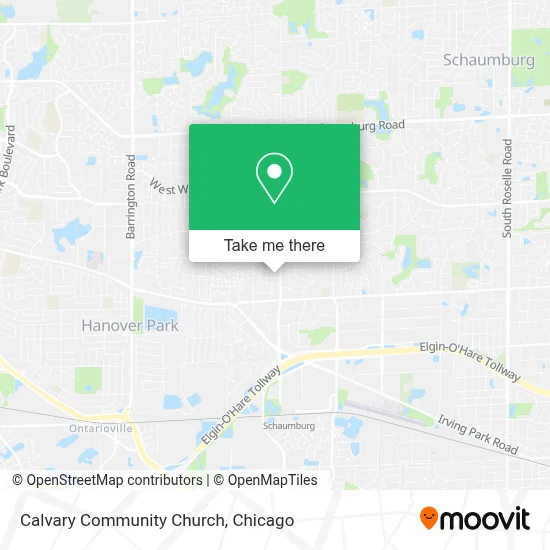 Calvary Community Church map