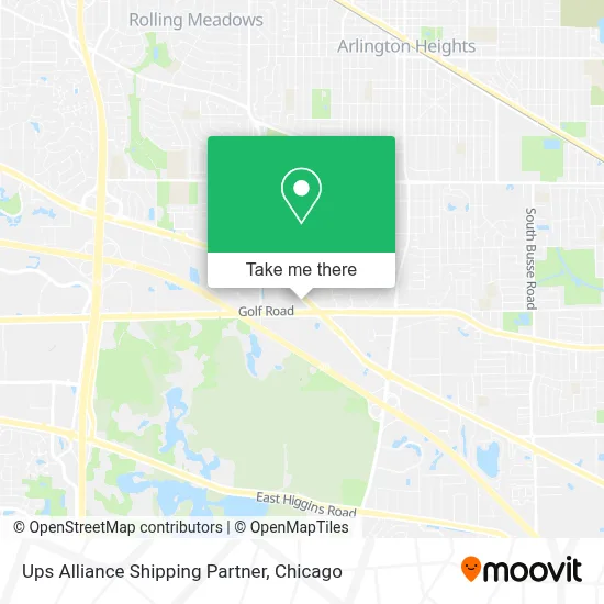 Ups Alliance Shipping Partner map