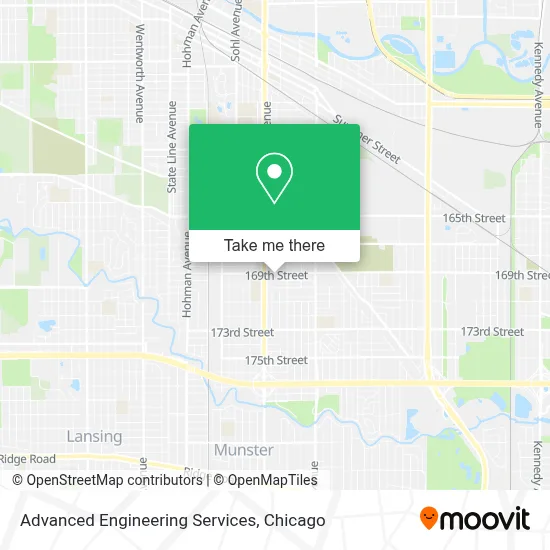 Advanced Engineering Services map