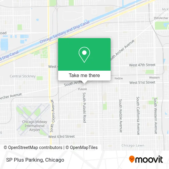 SP Plus Parking map