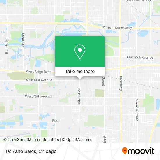 Us Auto Sales map