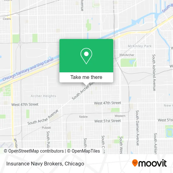 Insurance Navy Brokers map