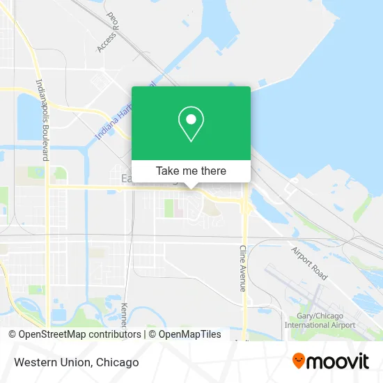 Western Union map