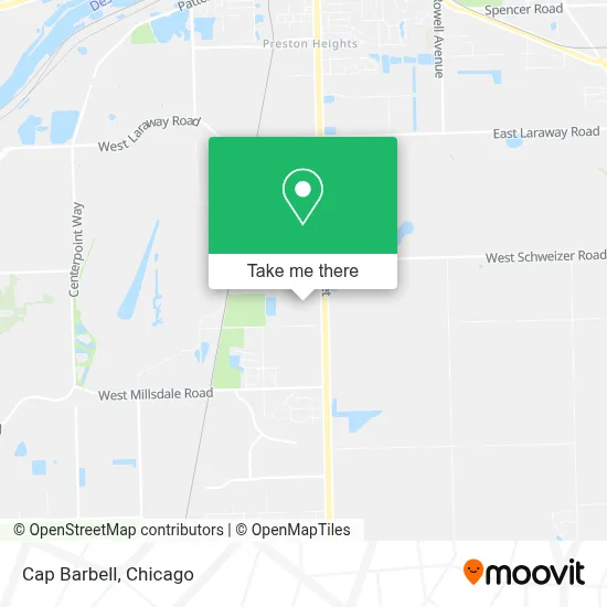 Cap Barbell map