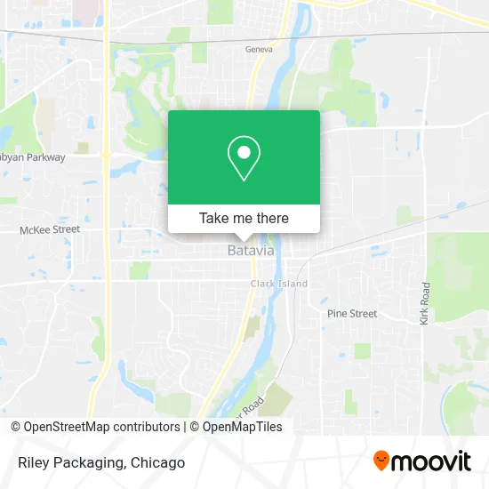 Riley Packaging map