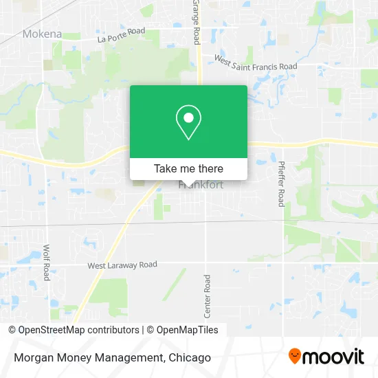 Morgan Money Management map