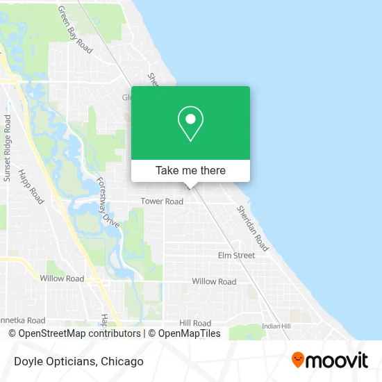 Doyle Opticians map