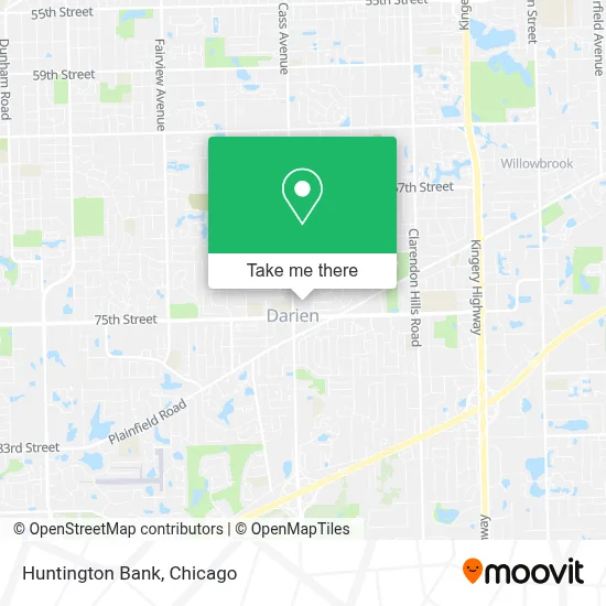 Huntington Bank map