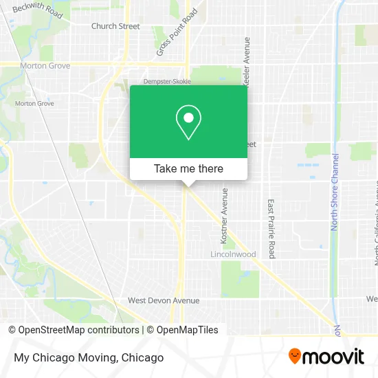 My Chicago Moving map