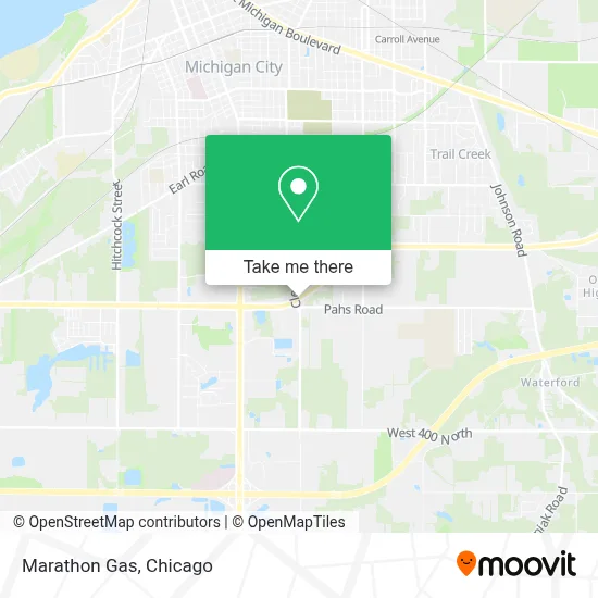 Marathon Gas map