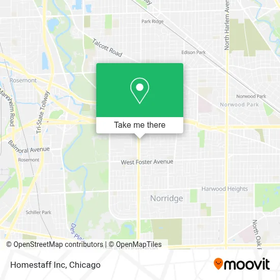 Homestaff Inc map