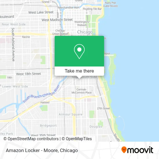 Amazon Locker - Moore map
