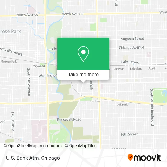 U.S. Bank Atm map