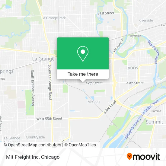 Mit Freight Inc map