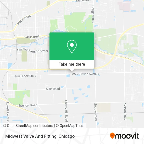 Midwest Valve And Fitting map