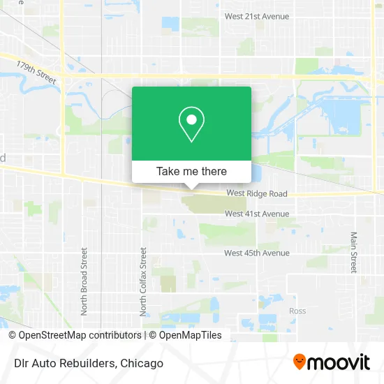 Dlr Auto Rebuilders map
