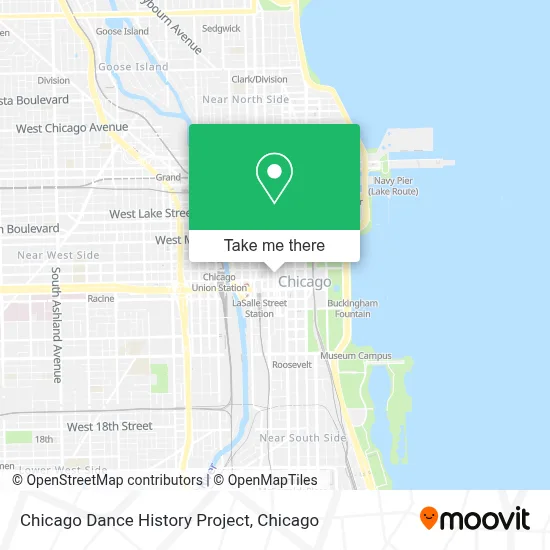 Chicago Dance History Project map