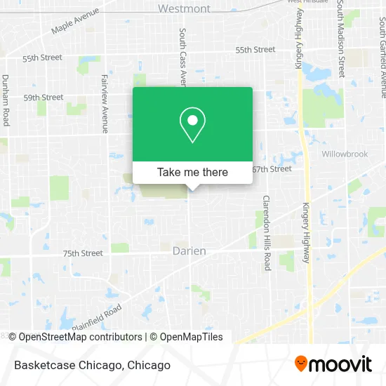 Basketcase Chicago map