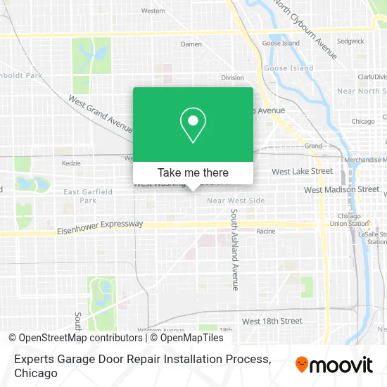 Experts Garage Door Repair Installation Process map