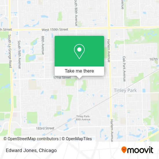 Edward Jones map