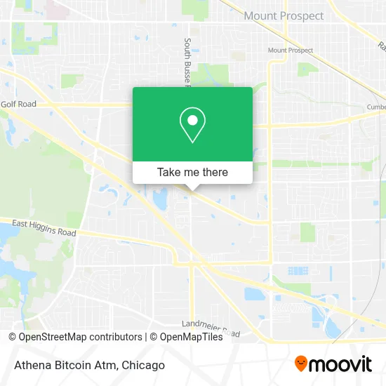 Athena Bitcoin Atm map
