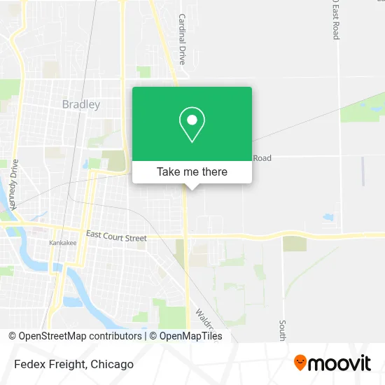 Fedex Freight map