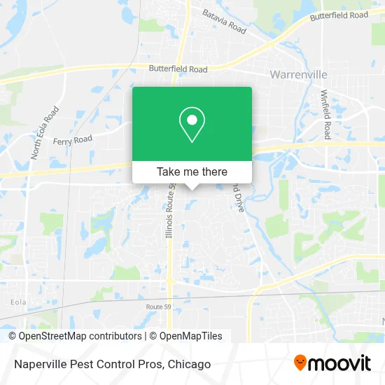 Naperville Pest Control Pros map