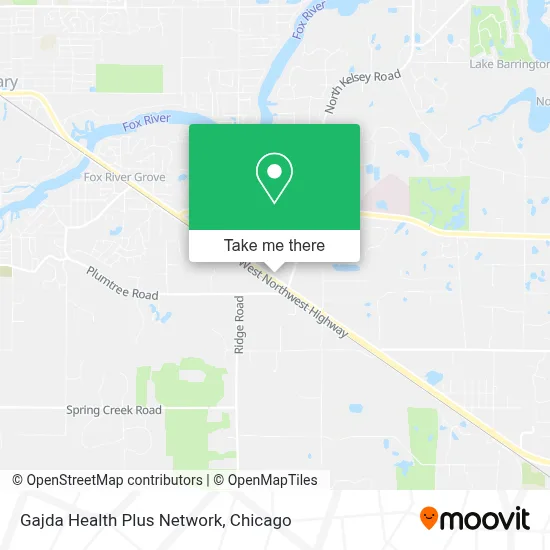 Gajda Health Plus Network map