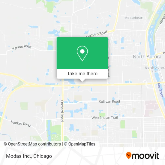 Modas Inc. map