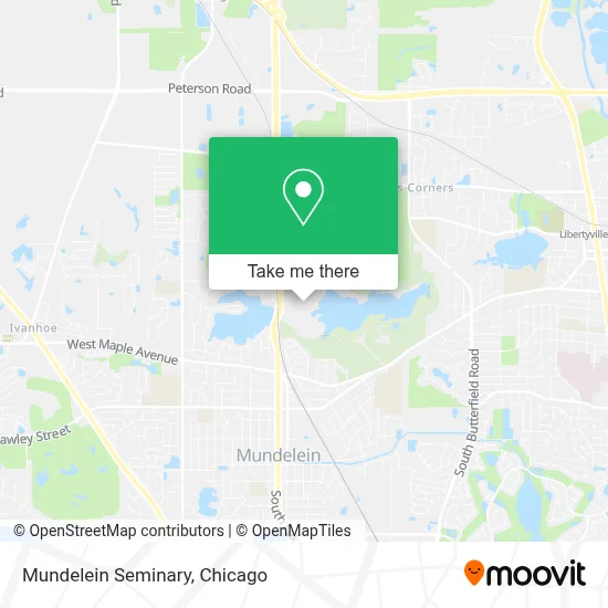 Mundelein Seminary map