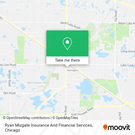 Ryan Mizgate Insurance And Financial Services map