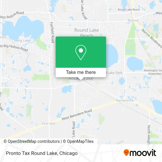 Pronto Tax Round Lake map